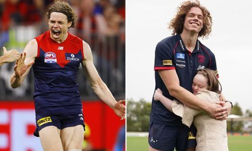 Footy star Ben Brown reveals his 17-year-old cousin's battle with two bouts of leukaemia spurred him on to shave his famous hair for charity after sporting it for 10 years