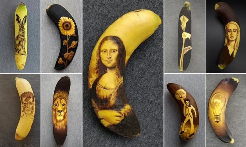 The ingenious creations of a London artist who bruises bananas