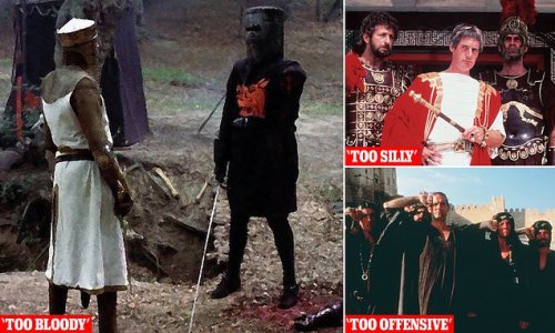 The classic Monty Python movie gags that were ALMOST cut: Famous scenes ...