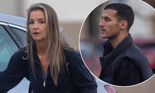 Strictly star Helen Skelton and her dancer partner Gorka Marquez look tense and exhausted after another long day in rehearsals