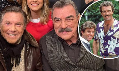 Tom Selleck, 78, enjoys Magnum P.I. reunion with Larry Manetti, 75, as ...