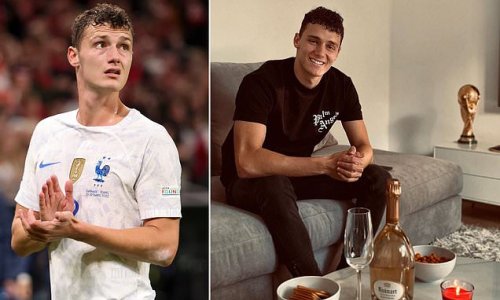 France star Benjamin Pavard reveals he 'didn't have an appetite' as he struggled without 'human contact' during Covid lockdowns - as the World Cup winner bravely opens up on his battle with depression