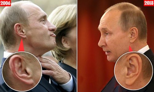 Ukraine intelligence chief repeats claim Putin is using a body double... and says his EARS are the giveaway!