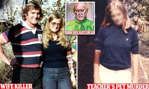 Evil wife killer Chris Dawson, 74, gets 24 YEARS in prison as judge's scathing sentencing blasts Teacher's Pet murderer as 'selfish and cynical' - ex-football star 'will probably die in jail'
