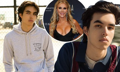 EXCLUSIVE: 'I am so proud of him!' Brandi Glanville, 50, praises son Mason, 19, she had with ex Eddie Cibrian as he kicks off his modeling career