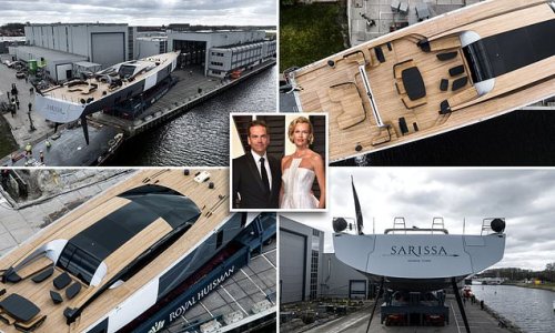 Ready to set sail! Lachlan Murdoch's top secret $150million superyacht