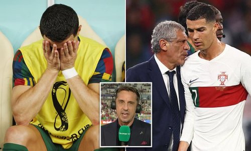 Gary Neville claims Cristiano Ronaldo must improve his attitude after being dropped by Portugal