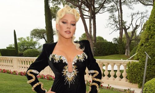 Christina Aguilera shows off her assets alongside Eva Longoria, Claire Foy and Cara Delevingne as they all opt for VERY daring ensembles at star-studded amfAR Gala during the Cannes Film Festival