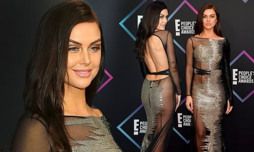 Lala Kent's naked ambition laid bare! Star wears sheer dress and NO underwear at People's Choice