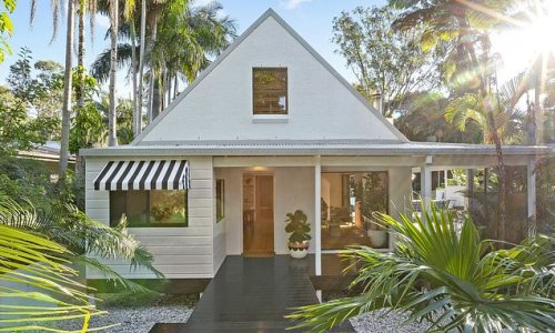 You'll never guess what lies behind the simple front of this house