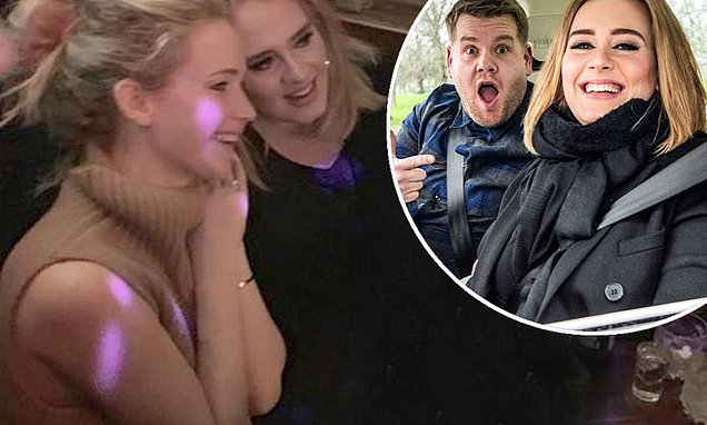 Inside Adele's superstar inner circle: As singer credits new album with acting like a 'friend' to her during divorce, MailOnline takes a look at the star's real pals from Jennifer Lawrence to James Corden