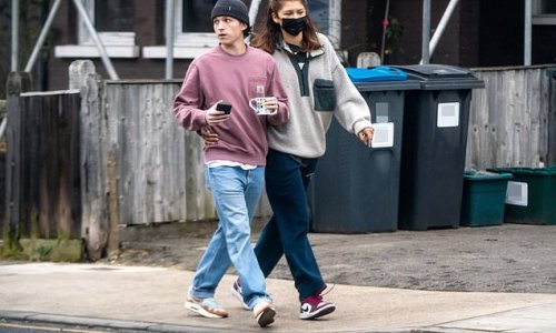 Zendaya and Tom Holland look loved-up as they visit Tom's family home