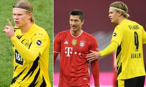 Robert Lewandowski heaps praise on 'hungry' Erling Haaland as Bayern Munich marksman claims Dortmund hotshot can become 'the best striker in the world' amid scramble among Europe's elite to land £154m man