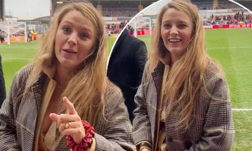 Blake Lively Leaves Wrexham Fc Supporters In Shock As She Makes A Very Cheeky Comment While 