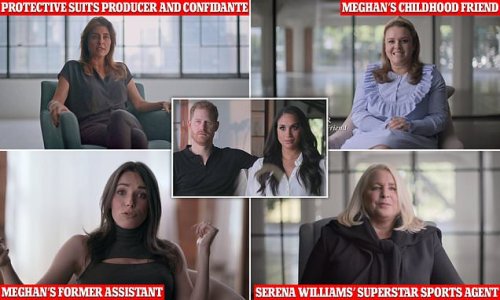 Meghan and Harry's mouthpieces: Sussexes' Netflix documentary reveals a who's who of their inner circle - as the couple enlists friends, family, and even former employees to tout their 'side of the story' on camera