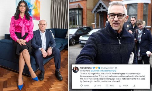 Gary Lineker used Nazi slurs to smear my wife... I lost family in the Holocaust and I find that disgusting: He's never given an interview before but Home Secretary Suella Braverman's husband was so incensed by the BBC star's tweet he HAD to speak out