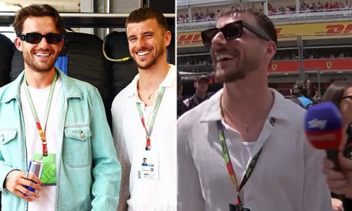 'Mason, he says you're going to Manchester United': Chelsea midfielder Mount refuses to rule out a move to Erik ten Hag's side this summer in awkward interview with F1's Martin Brundle at the Spanish GP