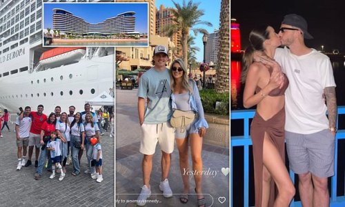 England WAGS abandon ship! Three Lions’ families relocate to luxury villas and hotels in Qatar after 10 days at sea aboard luxury liner dubbed HMS WAG