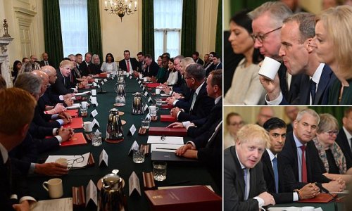 Boris Johnson welcomes new-look Cabinet to Downing Street