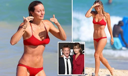 Sean Penn's estranged wife Leila George, 29, shows off bikini body