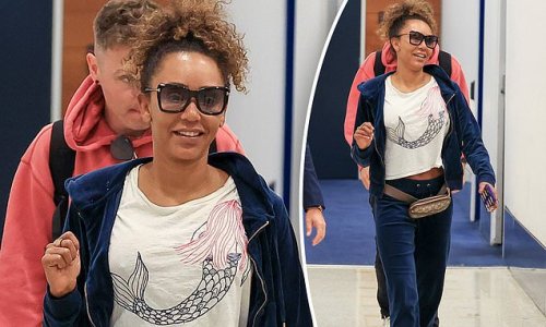 Scary Spice Mel B, 48, Shows Off Her Killer Abs In Velour Tracksuit As ...