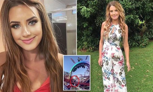 Twist in rollercoaster tragedy as it is revealed 26-year-old woman left fighting for her life was involved in THREE freak accidents before she was struck and flung nine metres into the air