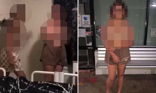 Teen girl is lured to fake party where she was 'tortured by three other girls' who tied her up, threw knives at her, broke bottles on her head and left her with horrific burns