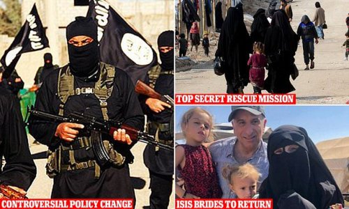 Islamic State brides and their children to be allowed back to Australia - as spymasters fear it's more of a threat to national security to leave them in refugee camps