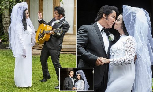 Elvis Presley impersonator will marry Priscilla Presley tribute act after they couldn't help falling in love at a gig