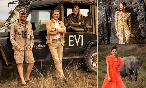 The really wild fashion show! He’s a perfectionist TV presenter, she’s a show demanding fashion designer – would brother and sister Chris and Jenny Packham still be speaking to each other at the end of their safari photo shoot?