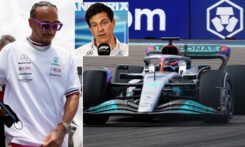 Mercedes hold a SECRET testing session in France with George Russell behind the wheel as they aim to fix the issues with their cars that have left Lewis Hamilton and his new team-mate well behind Ferrari and Red Bull
