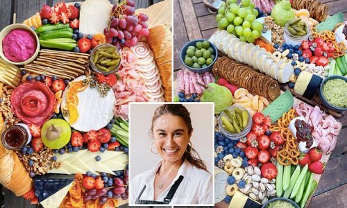 How to make the PERFECT Christmas platter: Caterer spills her industry secrets - from pairing rockmelon with prosciutto to swapping traditional biscuits for PEAR crackers