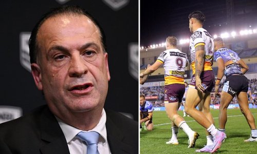 Footy supremo Peter V'landys reveals bizarre plan to put on an 'Australian NRL expo' in Las Vegas - with the league set to launch 2024 season in the States