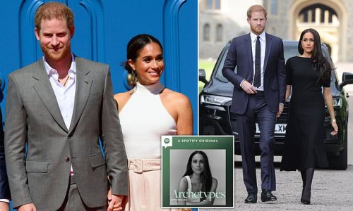 Harry and Meghan announce plan to donate $1 million to American women in need through the Archewell Foundation - in a project 'inspired by the Duchess' Archetypes podcast'