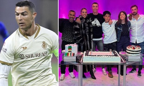 Cristiano Ronaldo Celebrates Turning 38 With Three Birthday Cakes As Al Nassr Star Is Joined By