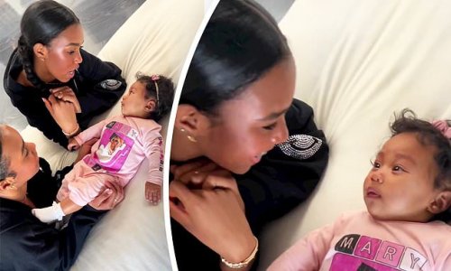 Family bonding! Sean 'Diddy' Combs shares sweet sibling moment between his twin daughters and newborn Love while she wears a Mary J. Blige onesie