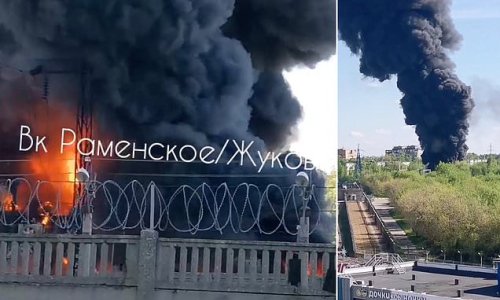 Suspicious fire breaks out at Russian aerospace institute that develops fighter jets and rockets in latest blaze to hit the country amid fears of Ukrainian saboteur campaign