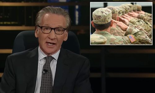 Bill Maher says woke 'fat acceptance' is now a national security issue because obesity is driving down Pentagon recruitment and slams social justice warriors' 'Orwellian' obsession with body positivity