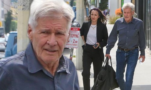 Harrison Ford, 80, steps out with daughter Georgia, 32, to do some suit ...