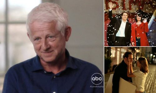 'It makes me feel uncomfortable': Richard Curtis admits Love Actually's lack of diversity makes him feel 'a bit stupid' and 'out of date' as he looks back for the film's 20th anniversary