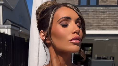 Amy Childs reveals she's 'never been in so much pain and can't get out of bed' as she's struck down with mystery illness after shocking two stone weight loss