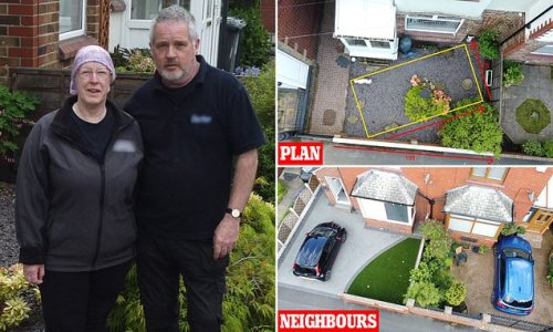 Father's fury at 'jobsworth' council who denied him permission to have his own driveway over 'pathetic' safety concerns - despite six neighbours being allowed them