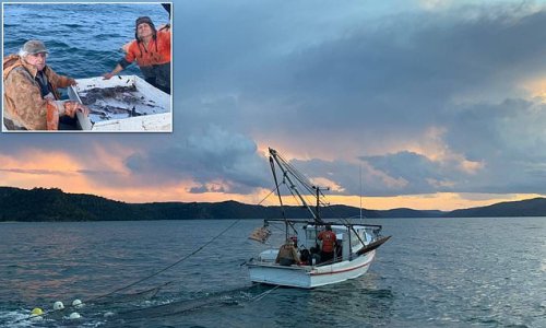 Meet Santos, the 100-year-old fisherman who has spent his whole life trawling and still braves some of the roughest waters in Australia in a rusty old boat with his son twice a week