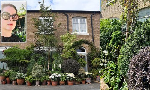 'Humiliated' resident of Prince Charles' designer village of Poundbury says she is being EVICTED for having too many plants outside her home