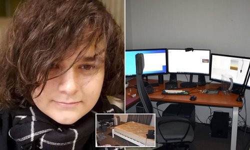 Inside the filthy lair of a baby-faced hacker who allegedly created spyware for perverts to control webcams and watch women have sex - as he faces 20 years in prison