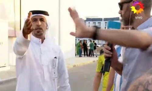 'This is what Qatar is like!': World Cup officials interrupt ANOTHER live broadcast, threaten to confiscate equipment and order TV crew to leave as they interview a fan in a wheelchair