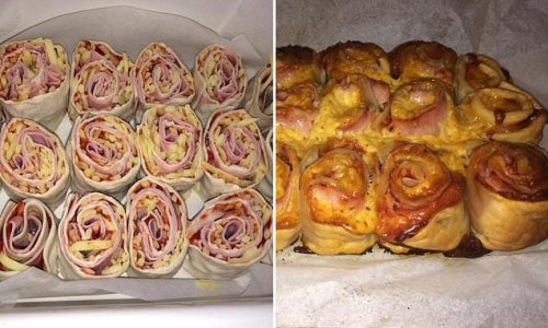Foodie shares her delicious homemade puff pastry pizza scroll recipe - and it's VERY easy to make