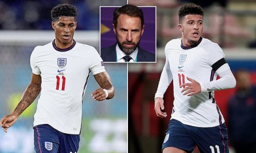 Marcus Rashford and Jadon Sancho must shine under Erik ten Hag or miss out on the World Cup, warns Gareth Southgate... as the England boss calls Harry Maguire the best centre-back at Manchester United and tells Tammy Abraham to challenge Harry Kane
