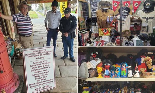 EXCLUSIVE Owner Of Antique Centre That Sells Golliwogs Nazi 