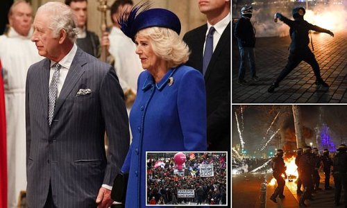 'You're the king of the English - stay away from Versailles': French left-wing politician issues chilling threat to Charles III as millions prepare to gather for France's 'Black Thursday' chaos and disruption